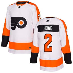 Men's Mark Howe Philadelphia Flyers Authentic Jersey - White