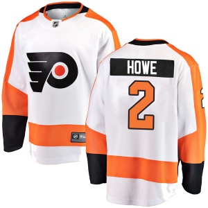 Men's Mark Howe Philadelphia Flyers Breakaway Away Jersey - White