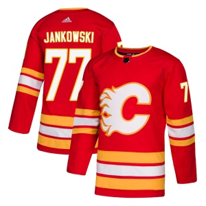 Men's Mark Jankowski Calgary Flames Authentic Alternate Jersey - Red