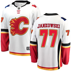 Men's Mark Jankowski Calgary Flames Breakaway Away Jersey - White