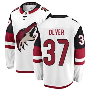 Men's Mark Olver Arizona Coyotes Authentic Away Jersey - White