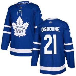 Men's Mark Osborne Toronto Maple Leafs Authentic Home Jersey - Blue