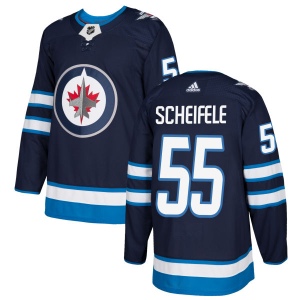 Men's Mark Scheifele Winnipeg Jets Authentic Jersey - Navy