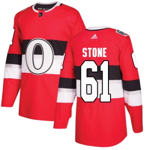 Men's Mark Stone Ottawa Senators Authentic 2017 100 Classic Jersey - Red