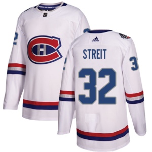 Men's Mark Streit Montreal Canadiens Authentic 2017 100 Classic Jersey - White