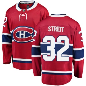 Men's Mark Streit Montreal Canadiens Breakaway Home Jersey - Red