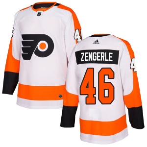 Men's Mark Zengerle Philadelphia Flyers Authentic Jersey - White