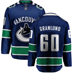 Men's Markus Granlund Vancouver Canucks Home Breakaway Jersey - Blue