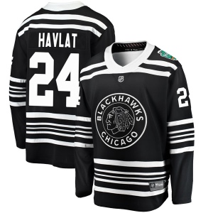 Men's Martin Havlat Chicago Blackhawks 2019 Winter Classic Breakaway Jersey - Black