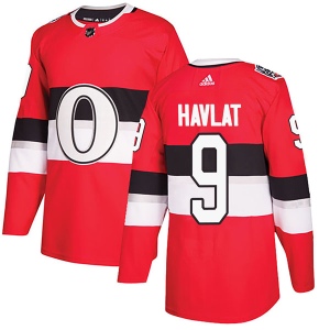 Men's Martin Havlat Ottawa Senators Authentic 2017 100 Classic Jersey - Red