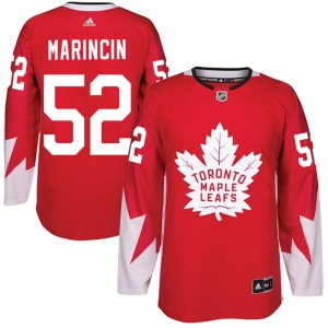 Men's Martin Marincin Toronto Maple Leafs Authentic Alternate Jersey - Red