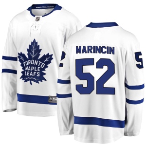 Men's Martin Marincin Toronto Maple Leafs Breakaway Away Jersey - White