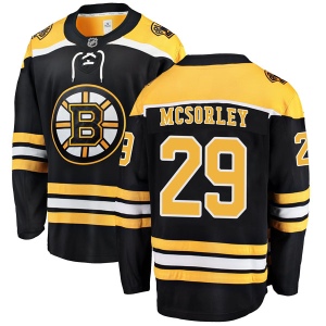 Men's Marty Mcsorley Boston Bruins Breakaway Home Jersey - Black