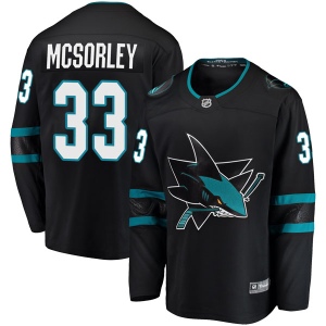 Men's Marty Mcsorley San Jose Sharks Breakaway Alternate Jersey - Black