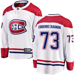 Men's Mathieu Coderre-Gagnon Montreal Canadiens Breakaway Away Jersey - White