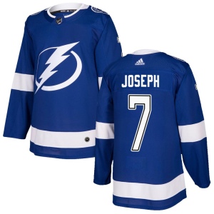 Men's Mathieu Joseph Tampa Bay Lightning Authentic Home Jersey - Blue