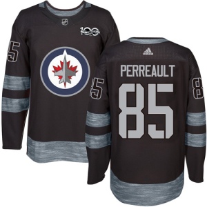 Men's Mathieu Perreault Winnipeg Jets Authentic 1917-2017 100th Anniversary Jersey - Black