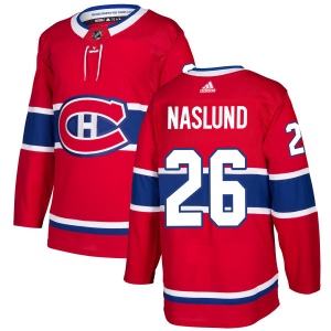 Men's Mats Naslund Montreal Canadiens Authentic Jersey - Red