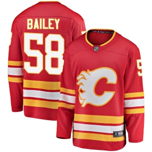 Men's Matt Bailey Calgary Flames Breakaway Alternate Jersey - Red