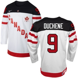 Men's Matt Duchene Team Canada Premier 100th Anniversary Olympic Hockey Jersey - White