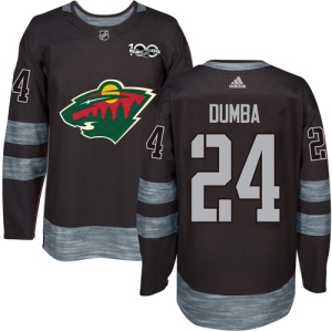 Men's Matt Dumba Minnesota Wild Authentic 1917-2017 100th Anniversary Jersey - Black