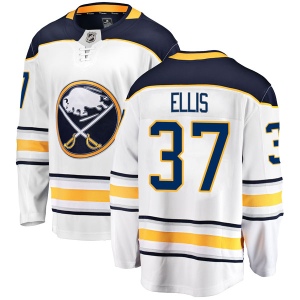 Men's Matt Ellis Buffalo Sabres Breakaway Away Jersey - White