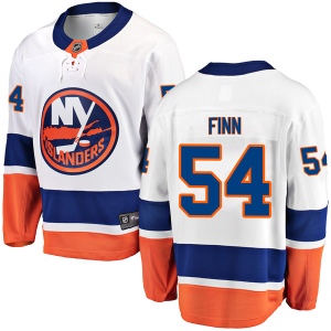 Men's Matt Finn New York Islanders Breakaway Away Jersey - White