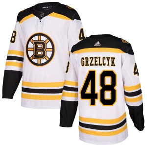 Men's Matt Grzelcyk Boston Bruins Authentic Away Jersey - White