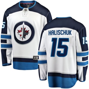 Men's Matt Halischuk Winnipeg Jets Breakaway Away Jersey - White