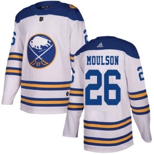 Men's Matt Moulson Buffalo Sabres Authentic 2018 Winter Classic Jersey - White