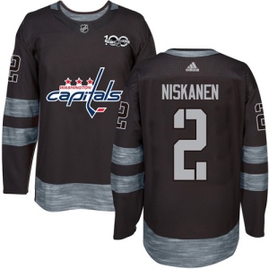 Men's Matt Niskanen Washington Capitals Authentic 1917-2017 100th Anniversary Jersey - Black