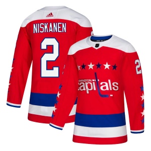 Men's Matt Niskanen Washington Capitals Authentic Alternate Jersey - Red