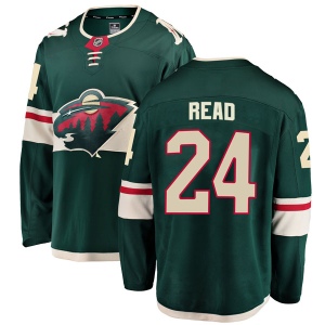 Men's Matt Read Minnesota Wild Breakaway Home Jersey - Green