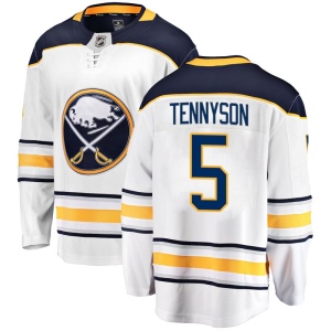 Men's Matt Tennyson Buffalo Sabres Breakaway Away Jersey - White