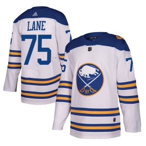 Men's Matthew Lane Buffalo Sabres Authentic 2018 Winter Classic Jersey - White