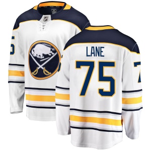 Men's Matthew Lane Buffalo Sabres Breakaway Away Jersey - White