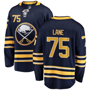 Men's Matthew Lane Buffalo Sabres Breakaway Home Jersey - Navy Blue