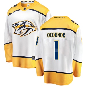 Men's Matthew Oconnor Nashville Predators Breakaway Away Jersey - White