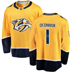 Men's Matthew Oconnor Nashville Predators Breakaway Home Jersey - Gold