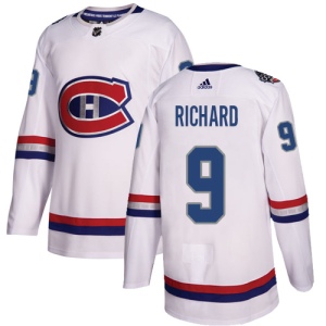 Men's Maurice Richard Montreal Canadiens Authentic 2017 100 Classic Jersey - White