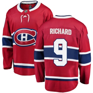 Men's Maurice Richard Montreal Canadiens Breakaway Home Jersey - Red