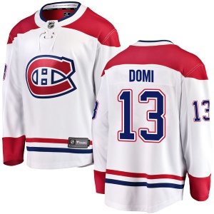 Men's Max Domi Montreal Canadiens Breakaway Away Jersey - White