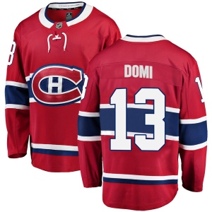 Men's Max Domi Montreal Canadiens Breakaway Home Jersey - Red