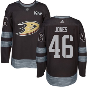 Men's Max Jones Anaheim Ducks Authentic 1917-2017 100th Anniversary Jersey - Black