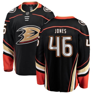 Men's Max Jones Anaheim Ducks Authentic Home Jersey - Black