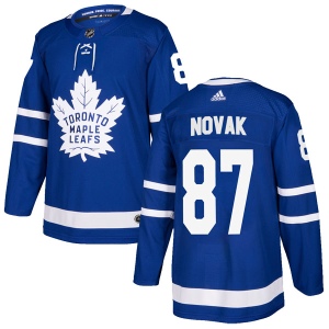 Men's Max Novak Toronto Maple Leafs Authentic Home Jersey - Blue