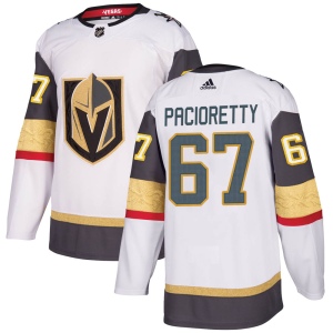 Men's Max Pacioretty Vegas Golden Knights Authentic White Away Jersey - Gold