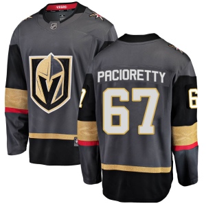 Men's Max Pacioretty Vegas Golden Knights Breakaway Black Home Jersey - Gold