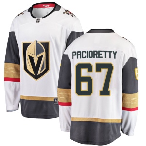 Men's Max Pacioretty Vegas Golden Knights Breakaway White Away Jersey - Gold