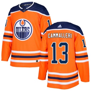 Men's Michael Cammalleri Edmonton Oilers Authentic r Home Jersey - Orange